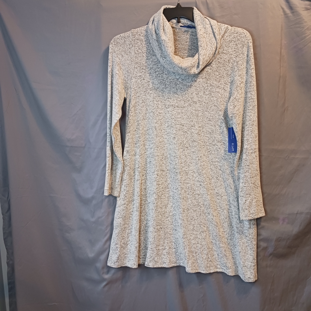 Light Gray Cowl Neck Sweater